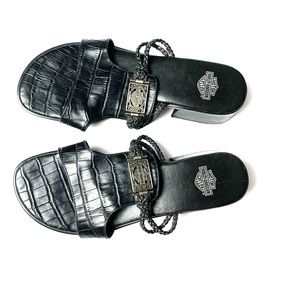 Harley Davidson Slide On Sandals 6.5